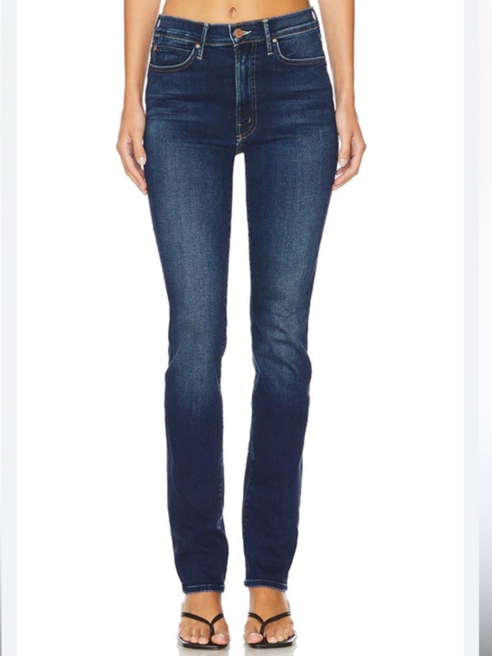 NWOT Mother high waisted rascal sneak jeans 27